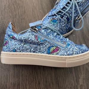 Giuseppe Zanotti Lunapark Turchese girls size 25 New with box